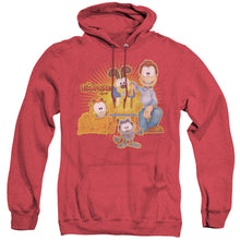 Load image into Gallery viewer, Garfield Say Cheese Heather Mens Hoodie Red
