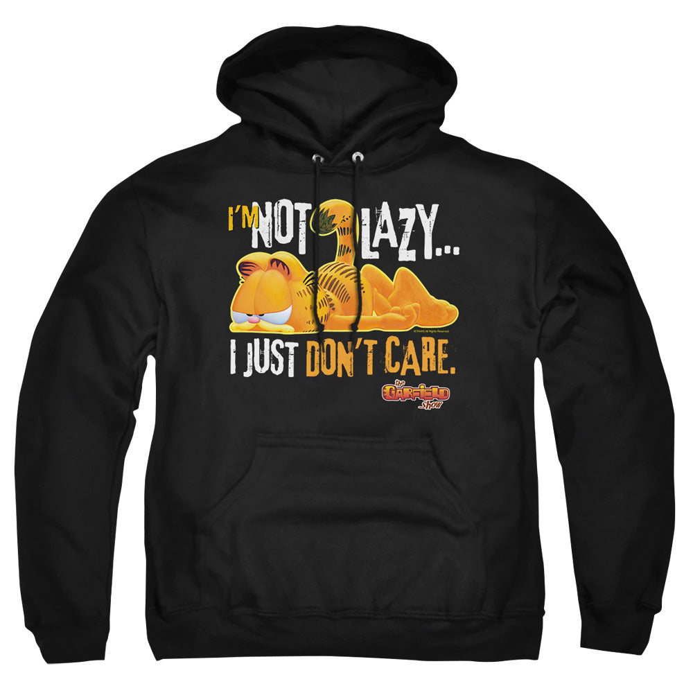 Garfield Not Lazy Mens Hoodie Black
