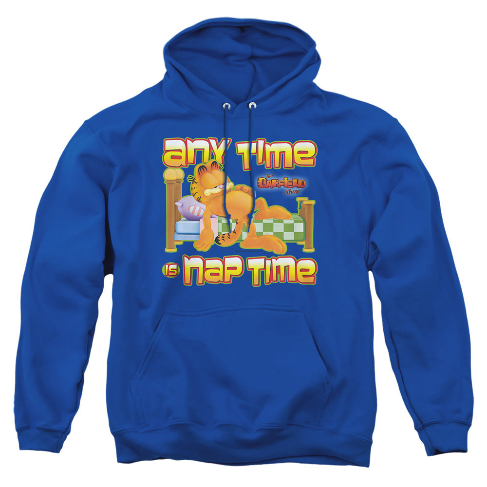 Garfield Nap Time Mens Hoodie Royal