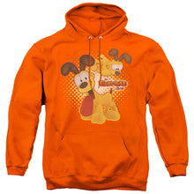 Load image into Gallery viewer, Garfield Odie Mens Hoodie Orange
