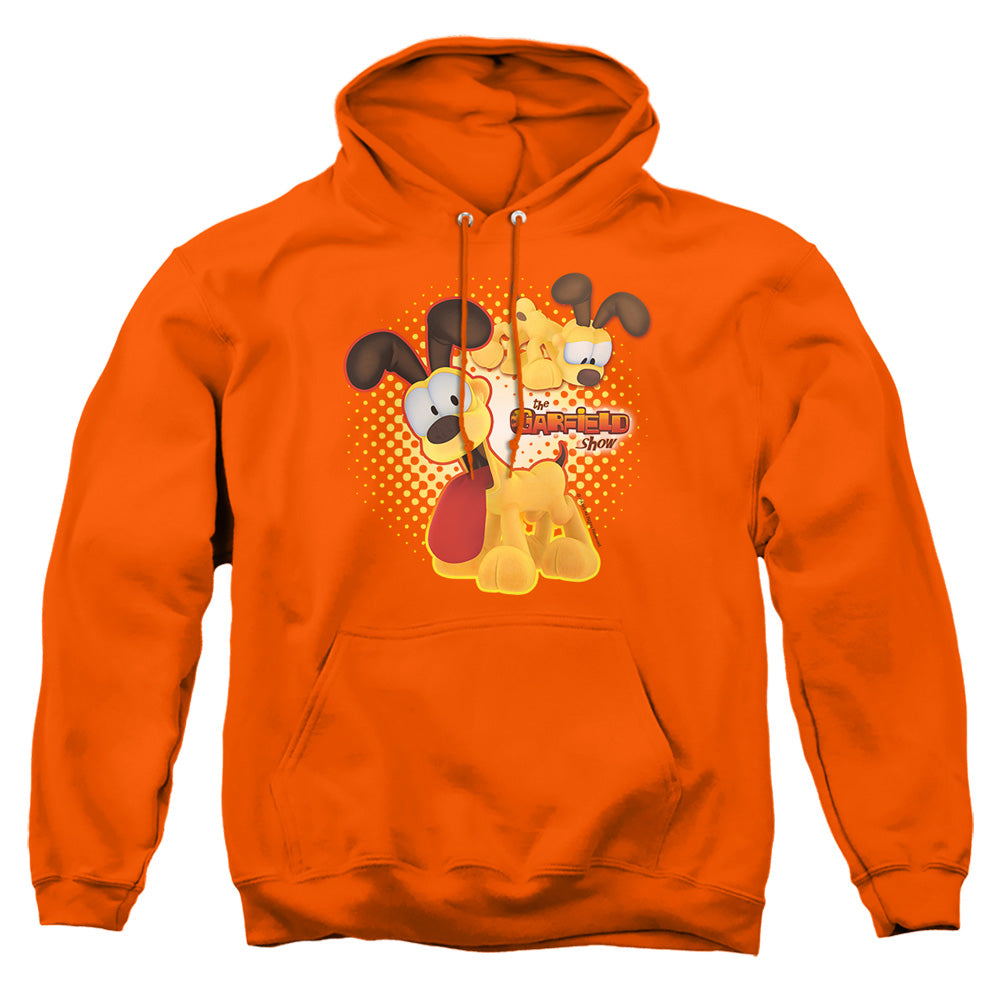 Garfield Odie Mens Hoodie Orange