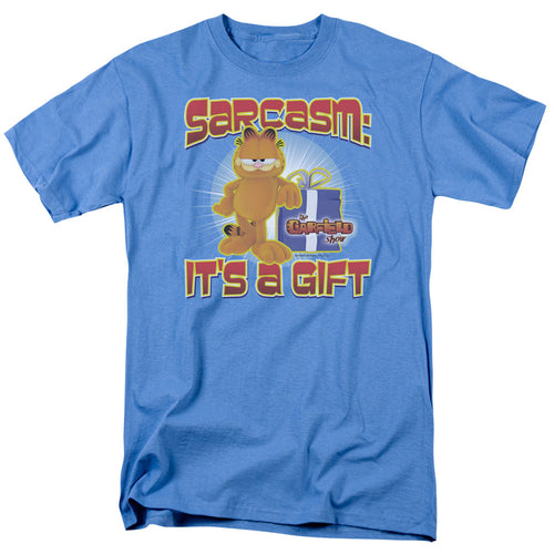 Garfield Sarca Mens T Shirt Carolina Blue
