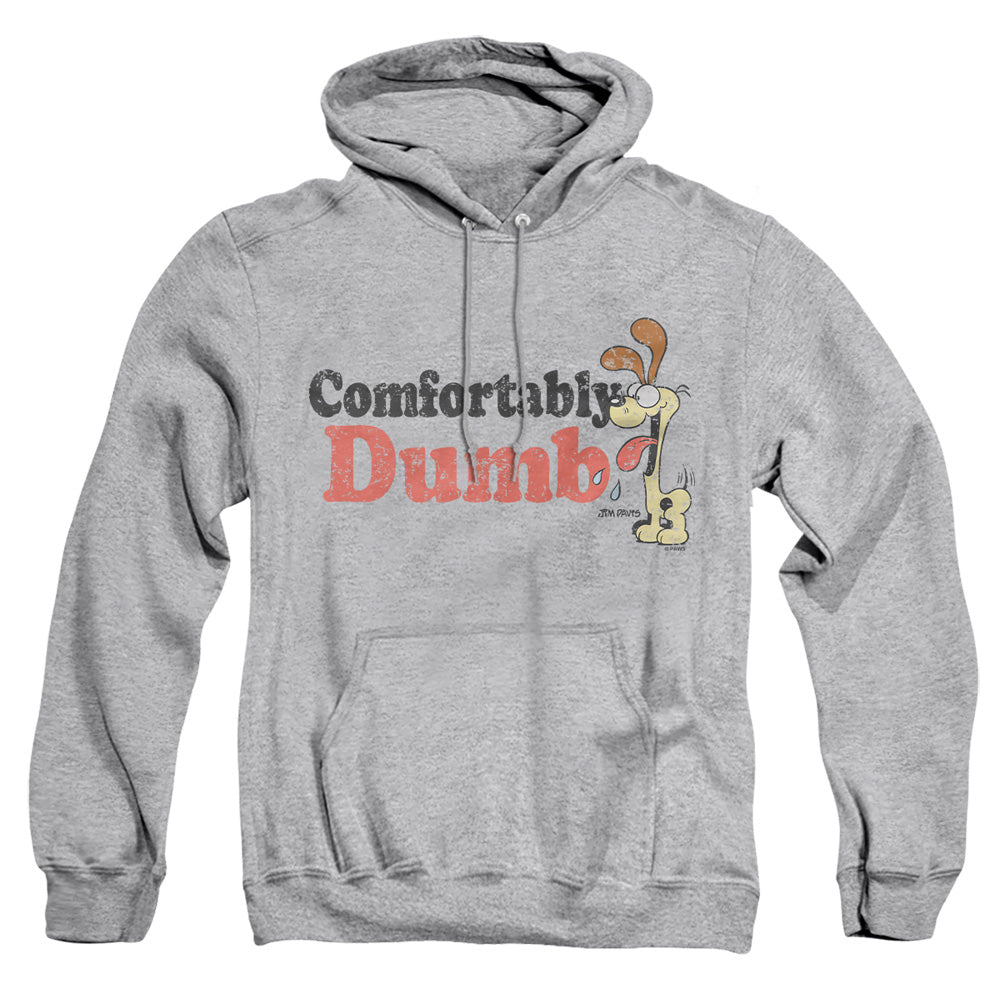 Garfield Comfortably Dumb Mens Hoodie Athletic Heather