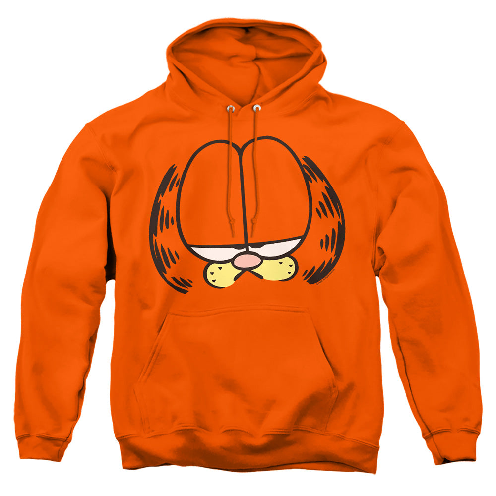 Garfield Big Head Mens Hoodie Orange