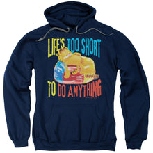 Load image into Gallery viewer, Garfield Too Short Mens Hoodie Navy
