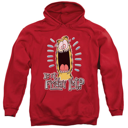 Garfield Friday Mens Hoodie Red