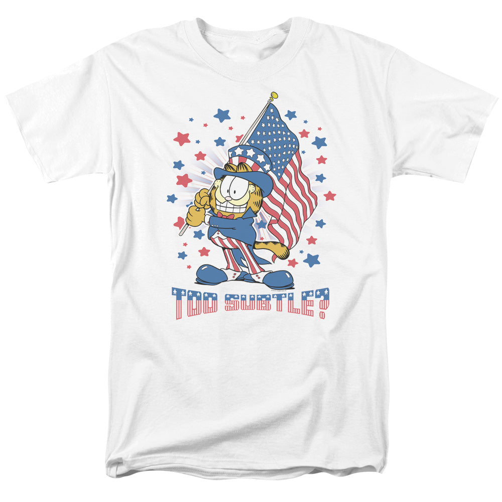 Garfield Subtle Mens T Shirt White