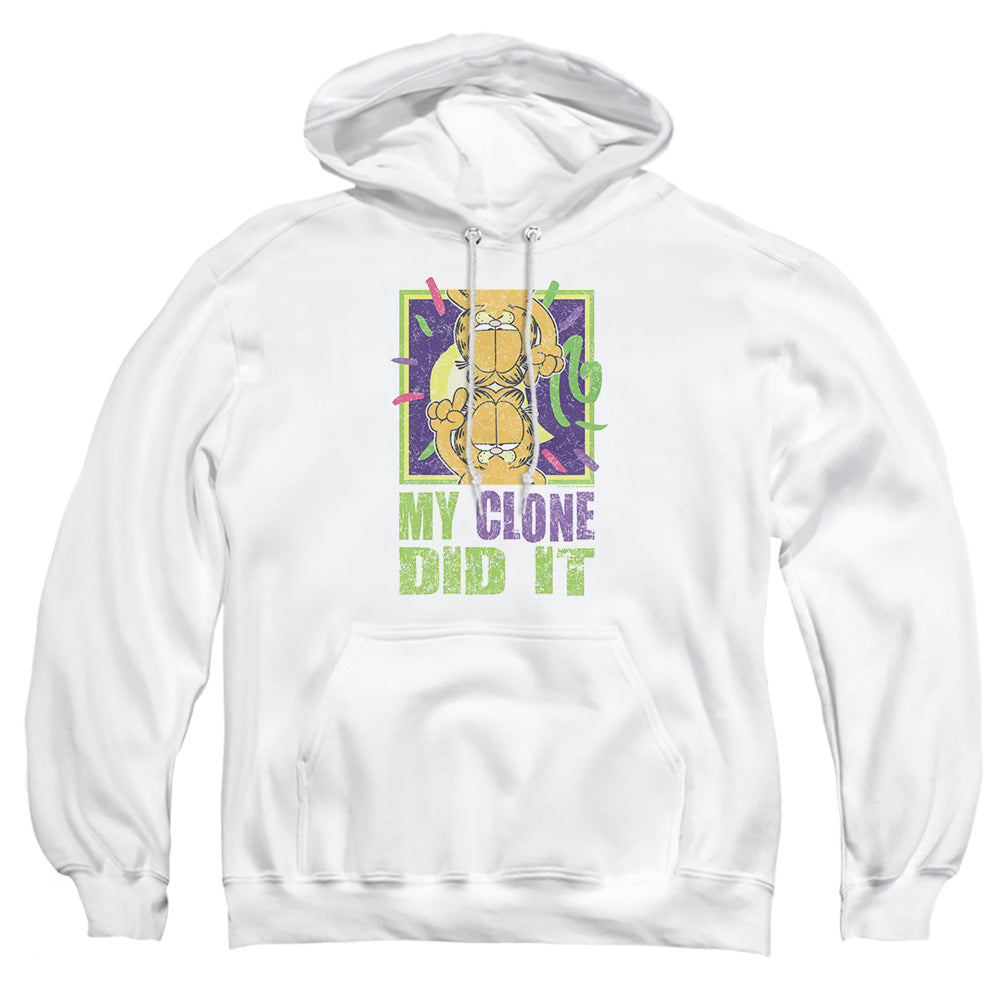 Garfield My Clone Did It Mens Hoodie White