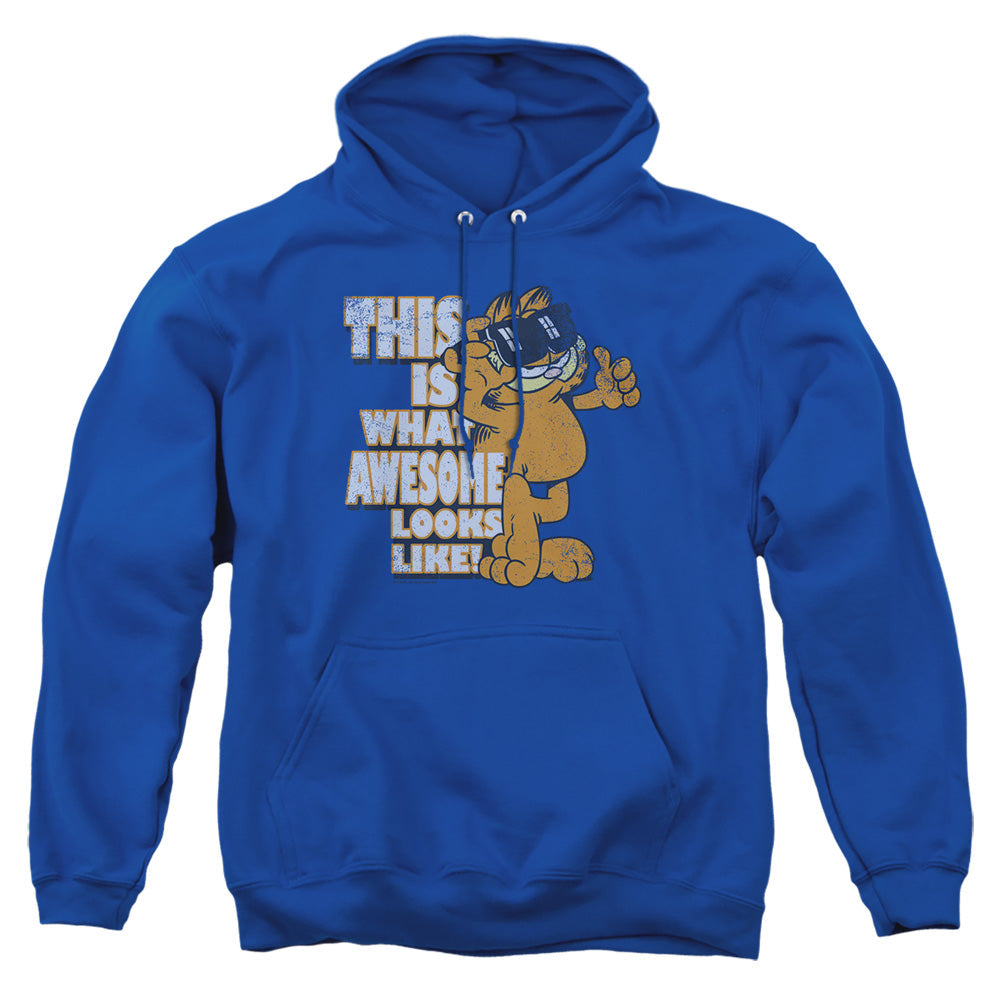 Garfield Awesome Mens Hoodie Royal