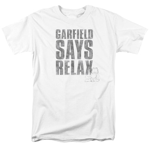 Garfield Relax Mens T Shirt White