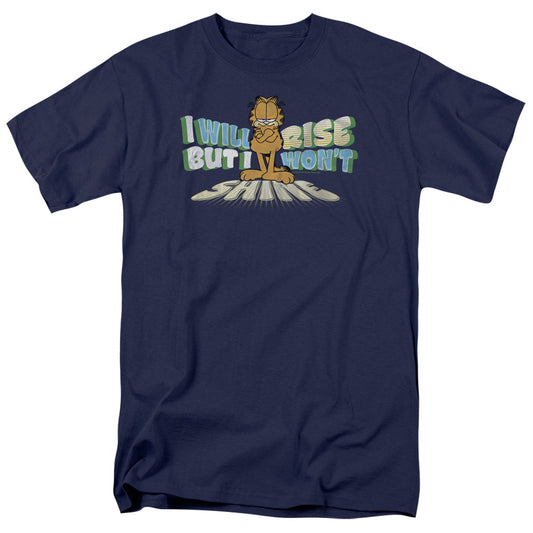 Garfield Rise Not Shine Mens T Shirt Navy