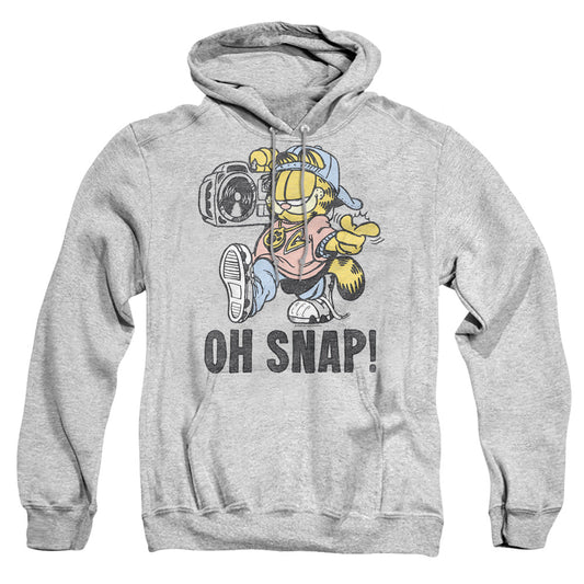 Garfield Oh Snap Mens Hoodie Athletic Heather