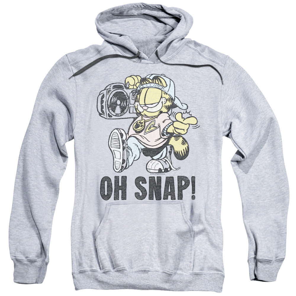 Garfield Oh Snap Mens Hoodie Athletic Heather