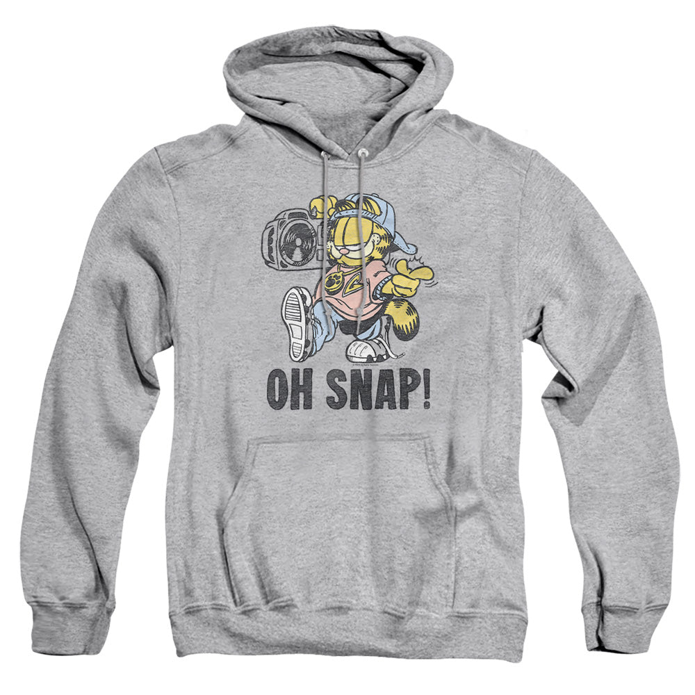 Garfield Oh Snap Mens Hoodie Athletic Heather