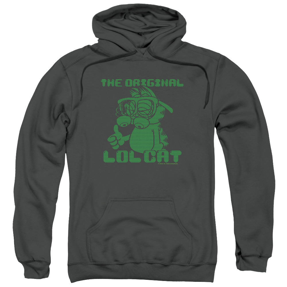 Garfield Og Lol Mens Hoodie Charcoal
