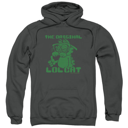 Garfield Og Lol Mens Hoodie Charcoal