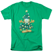 Load image into Gallery viewer, Garfield Tree Mens T Shirt Kelly Green
