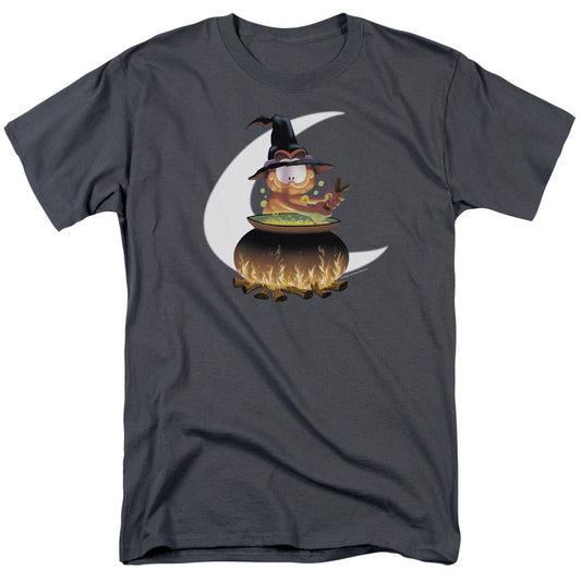 Garfield Stir The Pot Mens T Shirt Charcoal