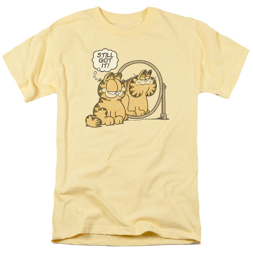 Garfield Still Got It Mens T Shirt Banana
