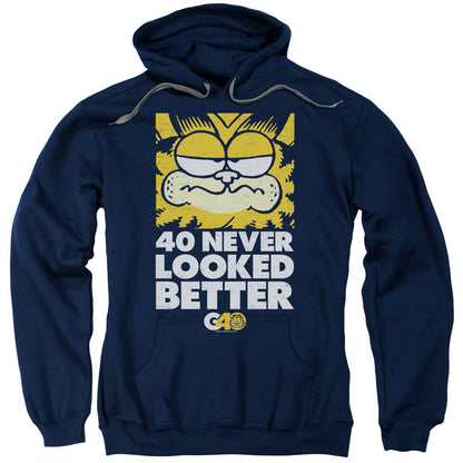 Garfield 40 Looks Mens Hoodie Navy