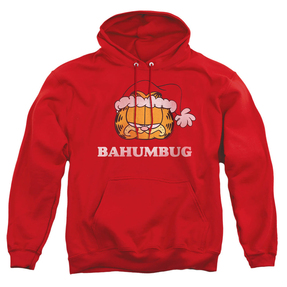 Garfield Bahumbug Mens Hoodie Red