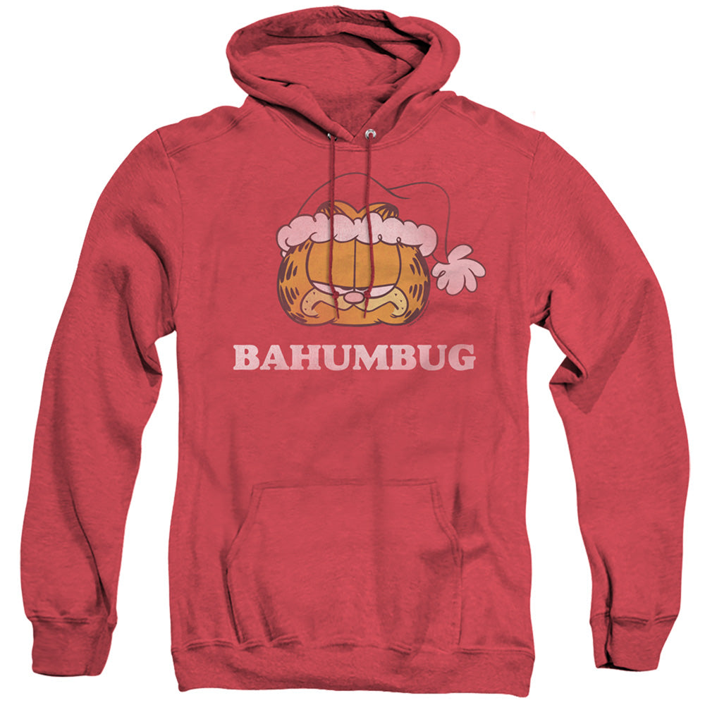 Garfield Bahumbug Heather Mens Hoodie Red