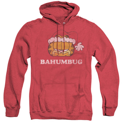 Garfield Bahumbug Heather Mens Hoodie Red