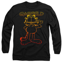 Load image into Gallery viewer, Garfield Hotshot Garfield Mens Long Sleeve Shirt Black Officially Licensed
