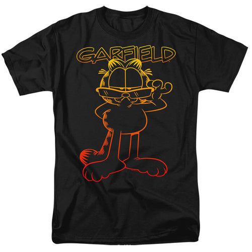 Garfield Hotshot Garfield Mens T Shirt Black
