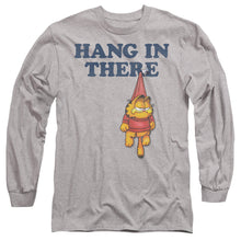 Load image into Gallery viewer, Garfield Hang In There Mens Long Sleeve Shirt Athletic Heather Officially Licensed

