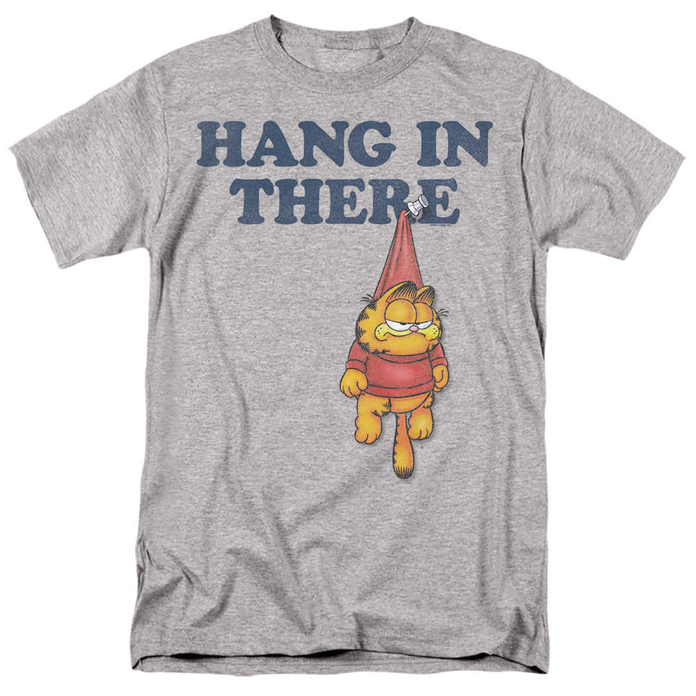 Garfield Hang In There Mens T Shirt Athletic Heather