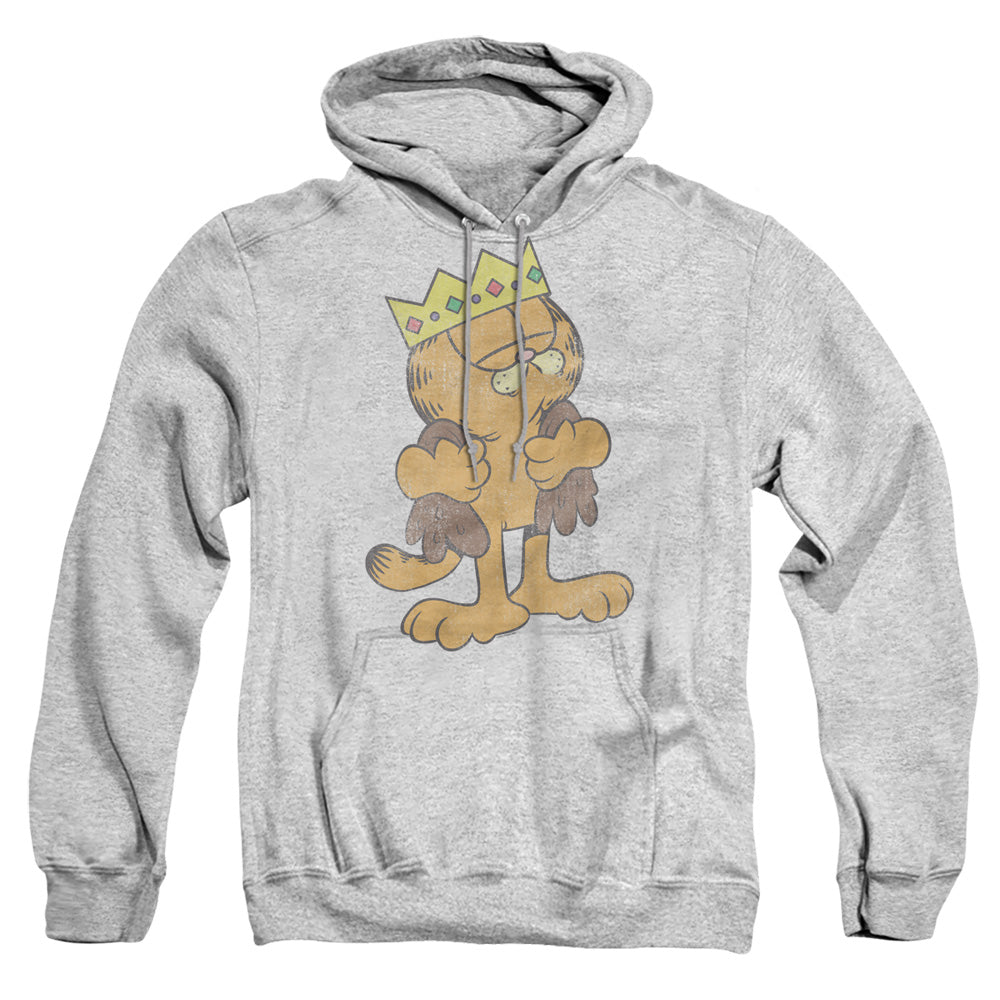 Garfield King Garfield Mens Hoodie Athletic Heather