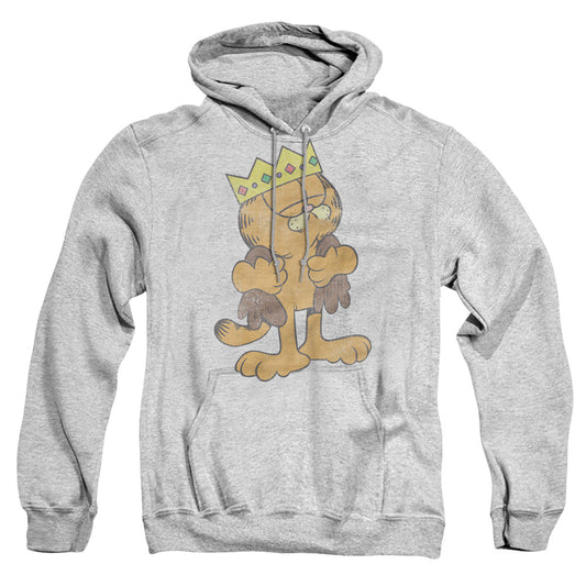 Garfield King Garfield Mens Hoodie Athletic Heather