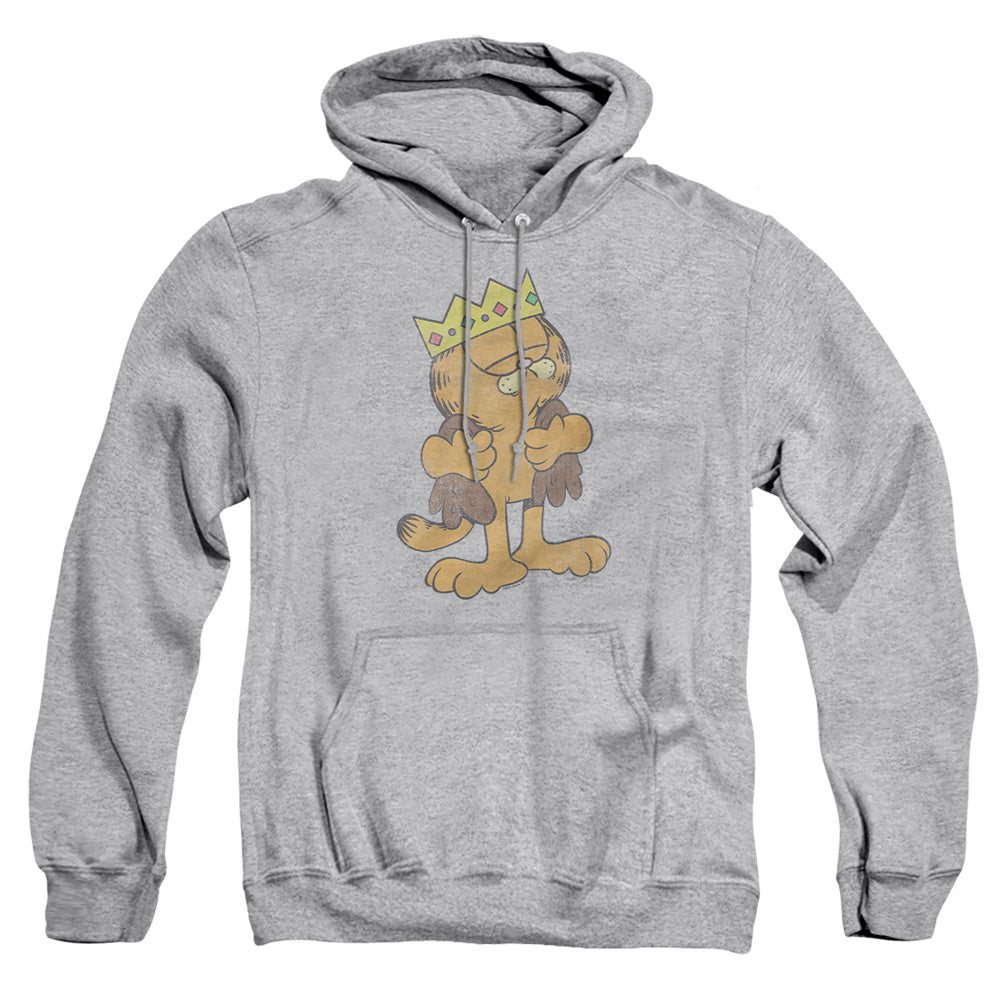 Garfield King Garfield Mens Hoodie Athletic Heather