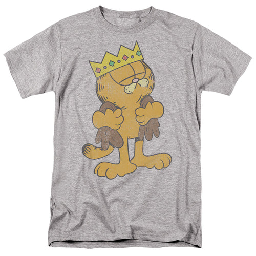 Garfield King Garfield Mens T Shirt Athletic Heather
