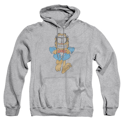 Garfield Dapper Cat Mens Hoodie Athletic Heather