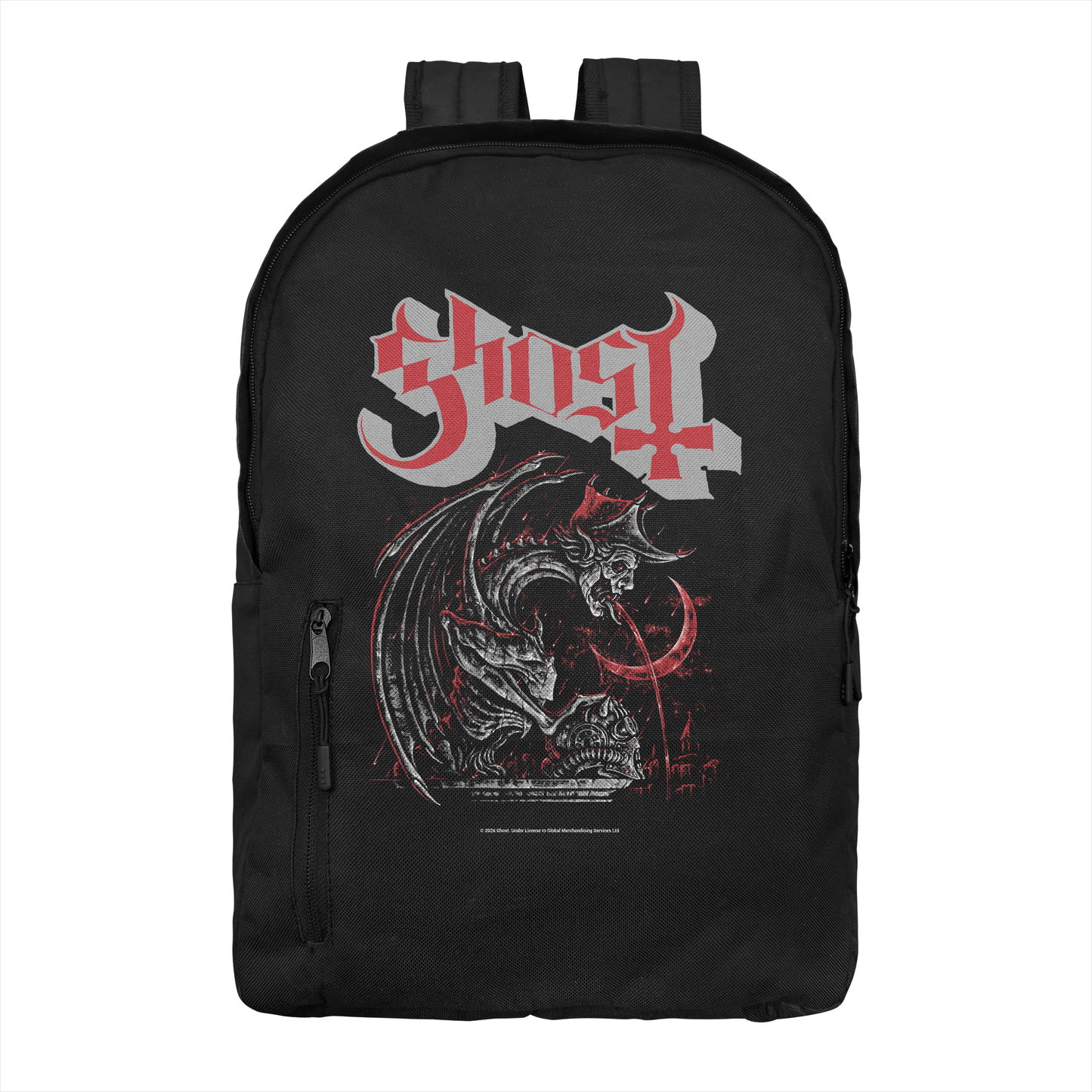 Ghost Devil Backpack Bag Black