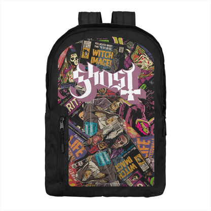 Ghost Magazines Backpack Bag Black