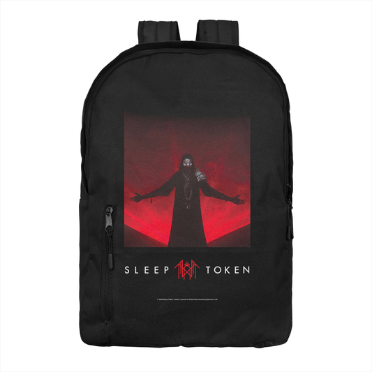 Sleep Token Red Light Backpack Bag Black