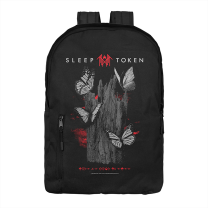 Sleep Token Butterflies Backpack Bag Black