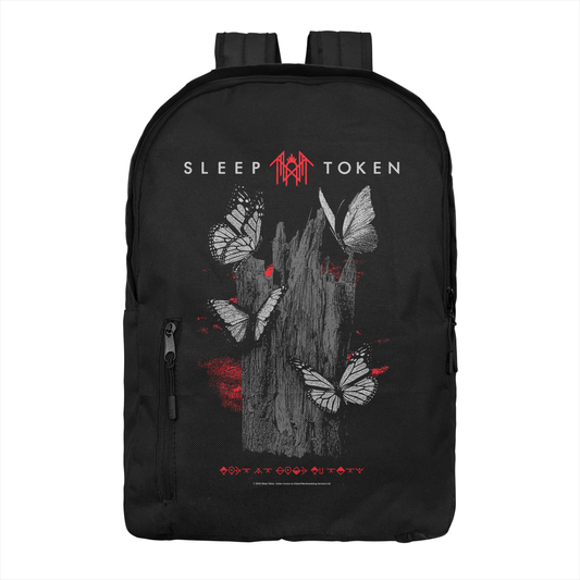 Sleep Token Butterflies Backpack Bag Black