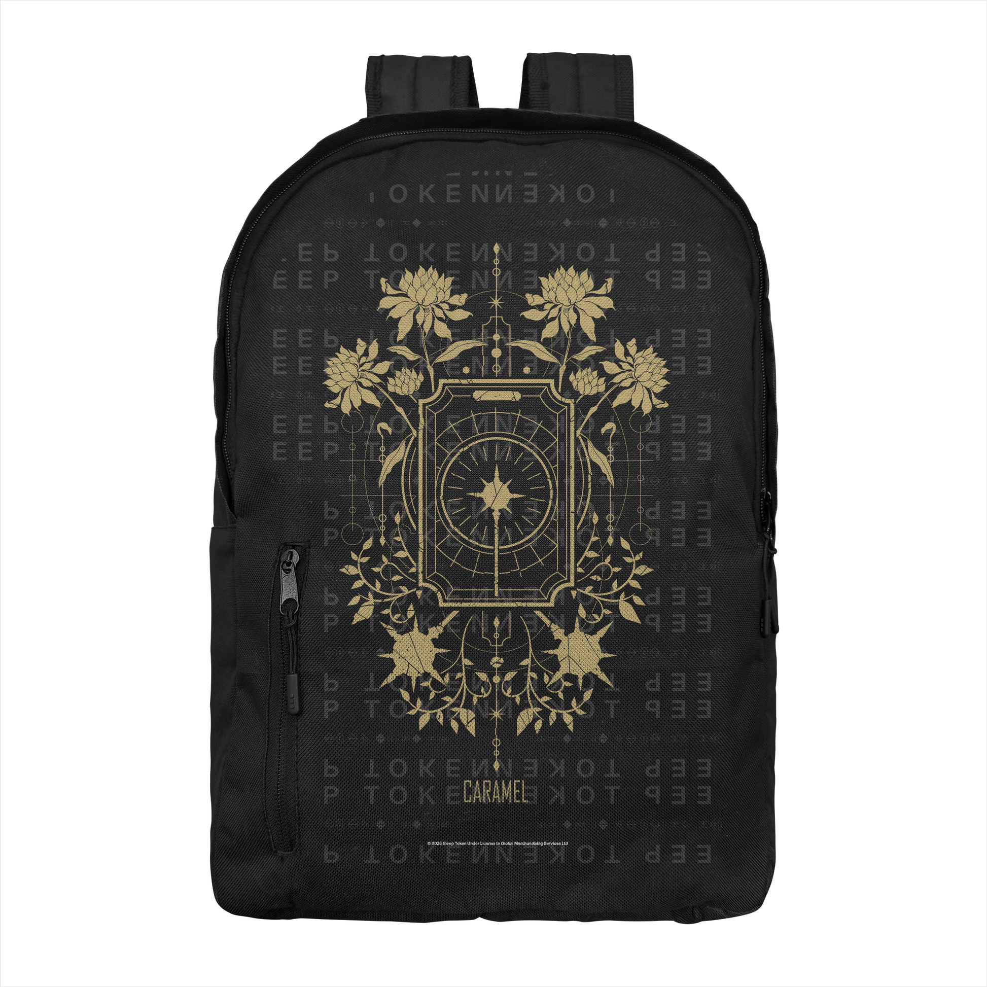 Sleep Token Caramel Backpack Bag Black