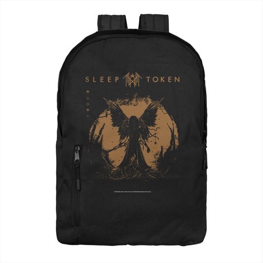 Sleep Token TMBTE Gold Backpack Bag Black