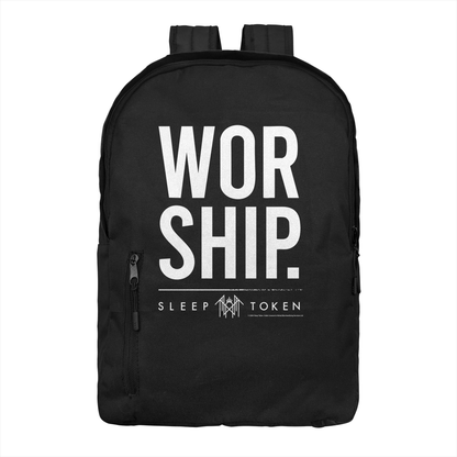 Sleep Token Worship Backpack Bag Black