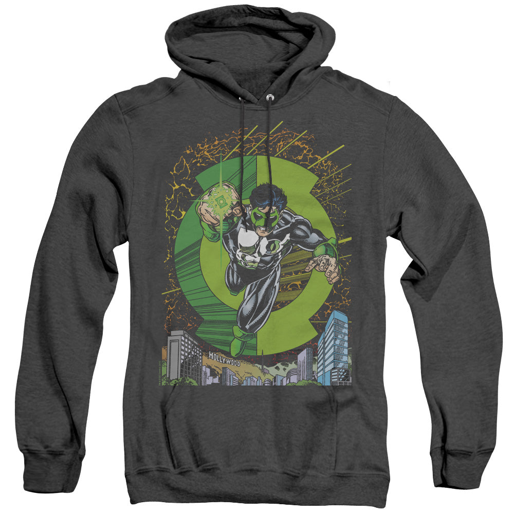 Green Lantern Gl #51 Cover Heather Mens Hoodie Black