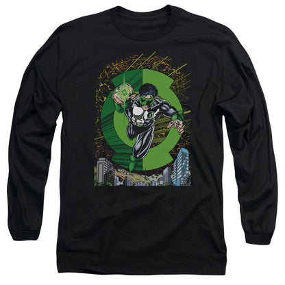 Green Lantern Gl #51 Cover Mens Long Sleeve Shirt Black Officially Licensed