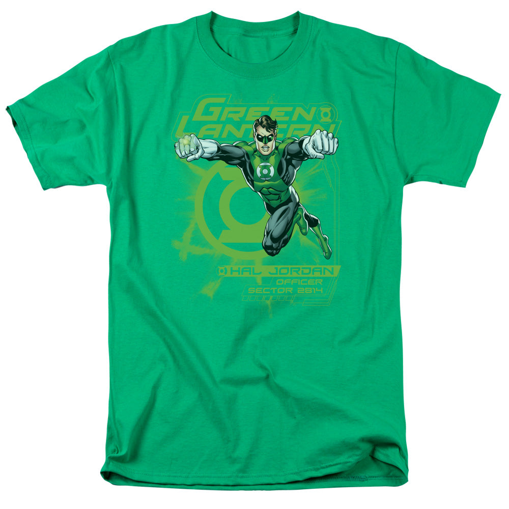Green Lantern Sector 2814 Mens T Shirt Kelly Green