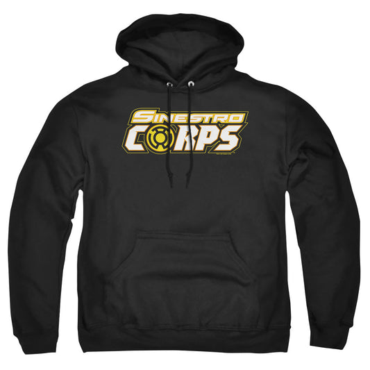 Green Lantern Sinestro Corps Logo Mens Hoodie Black