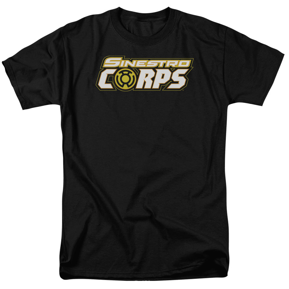 Green Lantern Sinestro Corps Logo Mens T Shirt Black
