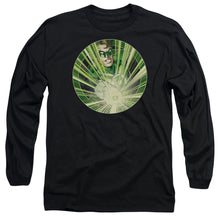 Load image into Gallery viewer, Green Lantern Light Em Up Mens Long Sleeve Shirt Black Officially Licensed

